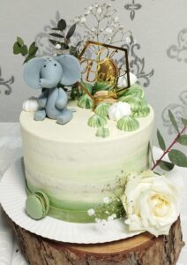 Babytorte Eukalyptus