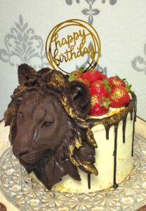 Happy Birthday mit Löwe