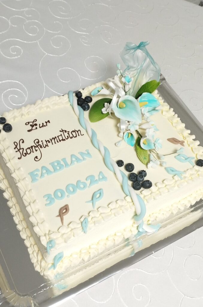 Torte Konfirmation Buch